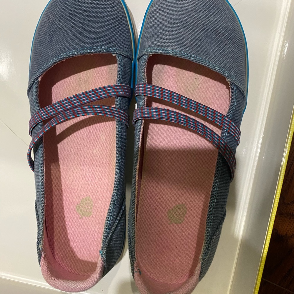 Mary Jane canvas sneakers
